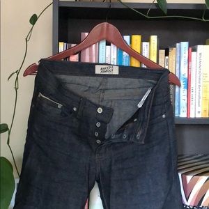 Men’s naked and famous raw denim